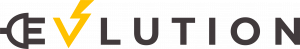 EVlution Logo, passion for green commute. Tesla accessories, Volkswagen accessories, Renault accessories, Ford accessories